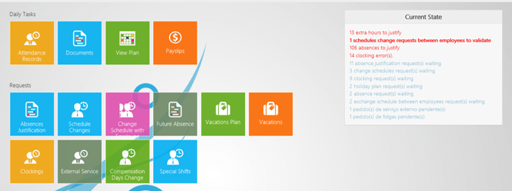 Staff has real time access to: schedules distribution, vacation plan, shift swaps, absence management and documents upload.